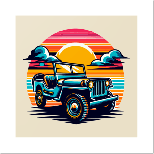 Willys Jeep Posters and Art